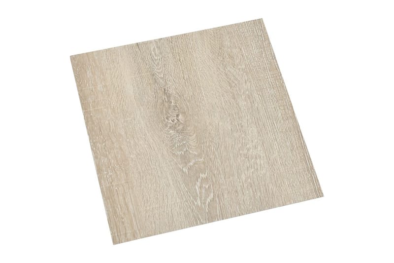 Självhäftande golvplankor 55 st PVC 5,11 m² beige - Beige - Trall