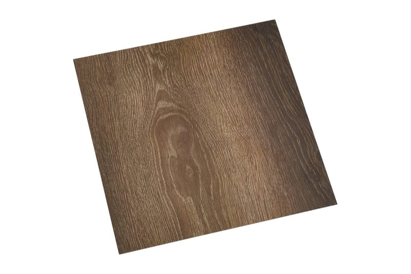 Självhäftande golvplankor 55 st PVC 5,11 m² brun - Brun - Trall