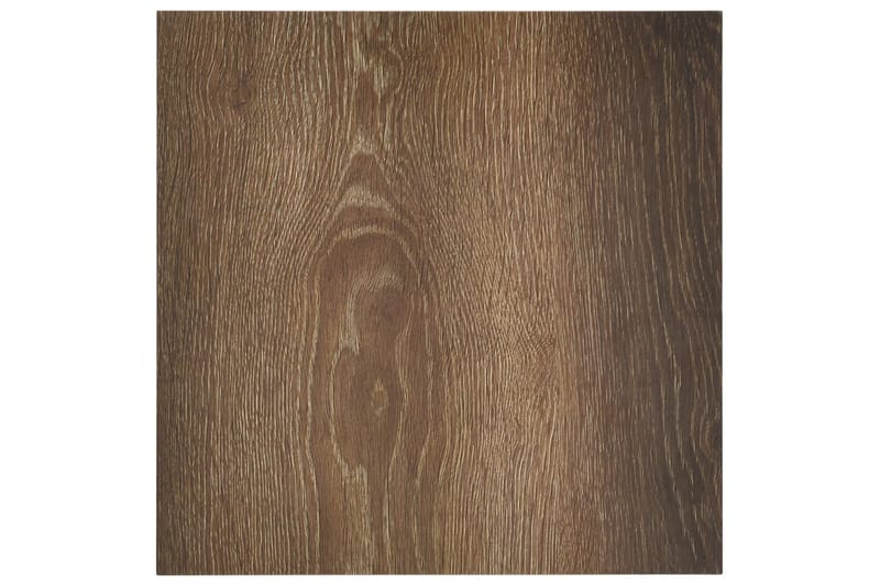Självhäftande golvplankor 55 st PVC 5,11 m² brun - Brun - Trall