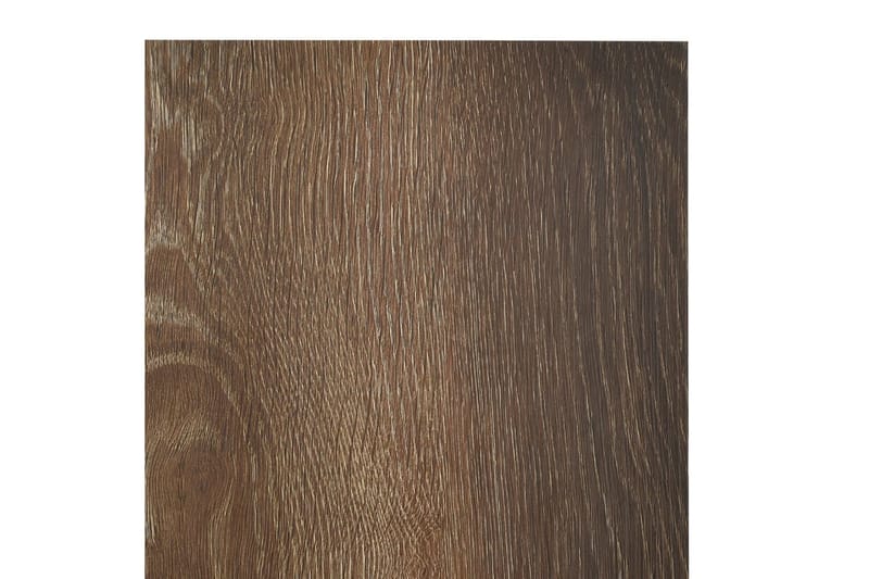 Självhäftande golvplankor 55 st PVC 5,11 m² brun - Brun - Trall