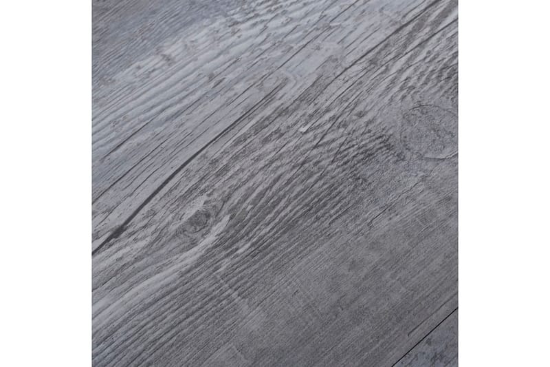 Självhäftande PVC-golvplankor 5,21 m² 2 mm mattgrått trä - Grå - Trall