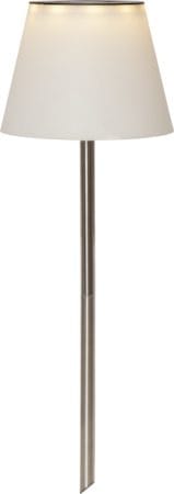 Solini Solcellslampa 90 cm - vit/silver - Utemöbler & utemiljö - Trädgårdsdekoration & utemiljö - Trädgårdsbelysning