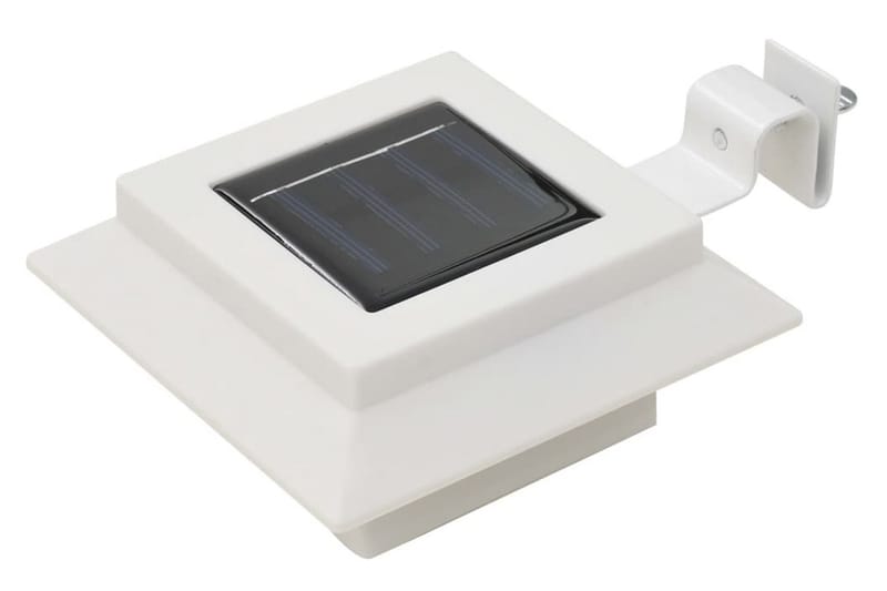 Sollampa LED set 6 st fyrkantig 12 cm vit - be Basic - Trädgårdsbelysning - Solcellsbelysning