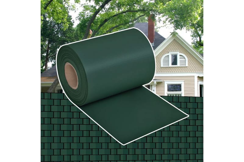 Insynsskydd för trädgården PVC 70x0,19 m grön - Grön - Staket & grind