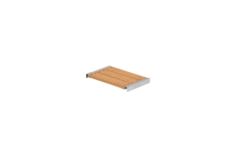 PLUS Cubic Pipe Bänk 60x36 cm - Trä|natur - Staket & grind