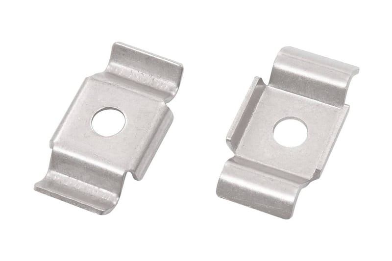 Stängselklammer 50 st rostfritt stål - Silver - Staket & grind