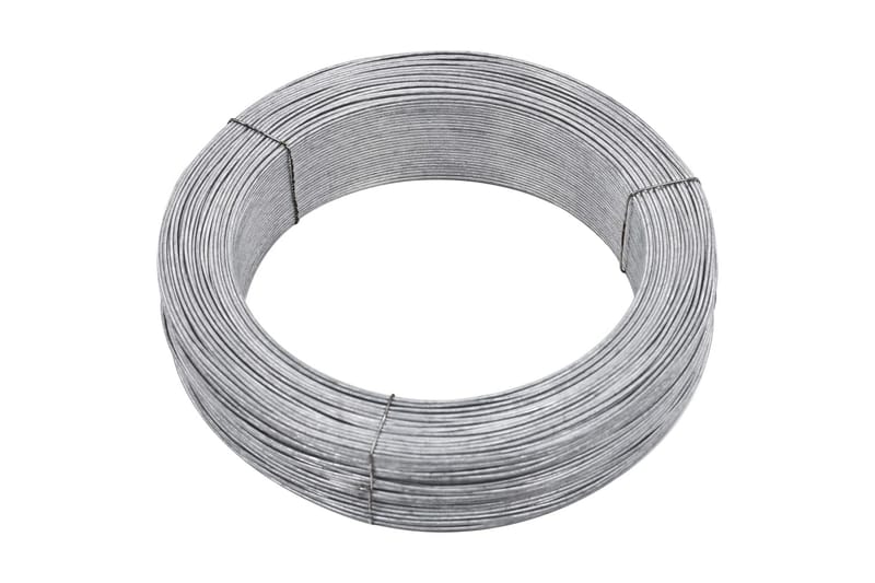 Stagtråd 250 m 3,8 mm stål - Silver - Staket & grind