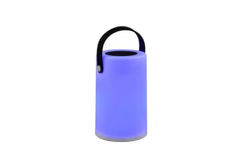 Trio Lighting Garcia solar bordslampa vit uppladdningsbar RGBW - Utemöbler & utemiljö - Trädgårdsdekoration & utemiljö - Trädgårdsbelysning