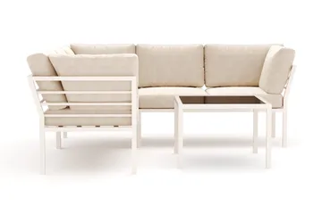 Ariany Soffgrupp Utomhus  5-sits - Beige - Utemöbler & utemiljö - Loungemöbler - Loungeset & loungegrupp