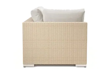 Bahamas Högermodul utomhus 140 cm - Beige - Utemöbler & utemiljö - Övrigt utemöbler - Moduler utesoffa - Högermodul utesoffa