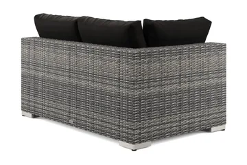 Bahamas Högermodul utomhus 140 cm i konstrotting - Grå - Utemöbler & utemiljö - Övrigt utemöbler - Moduler utesoffa - Högermodul utesoffa