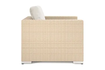 Bahamas Loungefåtölj utomhus i konstrotting - Beige - Utemöbler & utemiljö - Loungemöbler - Loungestol utomhus
