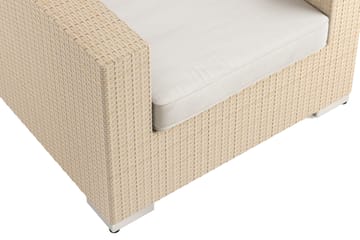 Bahamas Loungefåtölj utomhus i konstrotting - Beige - Utemöbler & utemiljö - Loungemöbler - Loungestol utomhus