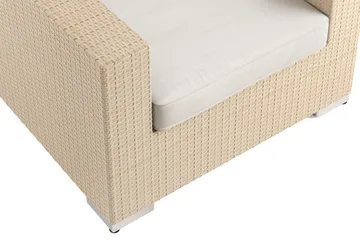 Bahamas Loungefåtölj utomhus i konstrotting - Beige - Utemöbler & utemiljö - Loungemöbler - Loungestol utomhus