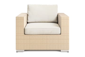 Bahamas Loungefåtölj utomhus i konstrotting - Beige - Utemöbler & utemiljö - Loungemöbler - Loungestol utomhus