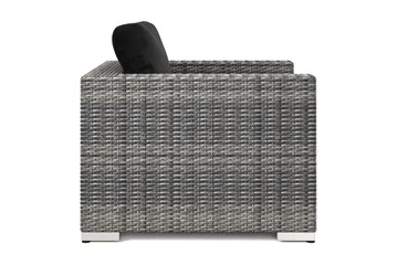 Bahamas Loungefåtölj utomhus i konstrotting - Grå - Utemöbler & utemiljö - Loungemöbler - Loungestol utomhus