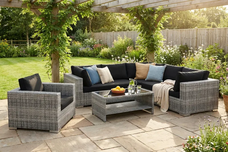 Bahamas Loungefåtölj utomhus i konstrotting - Grå - Utemöbler & utemiljö - Loungemöbler - Loungestol utomhus