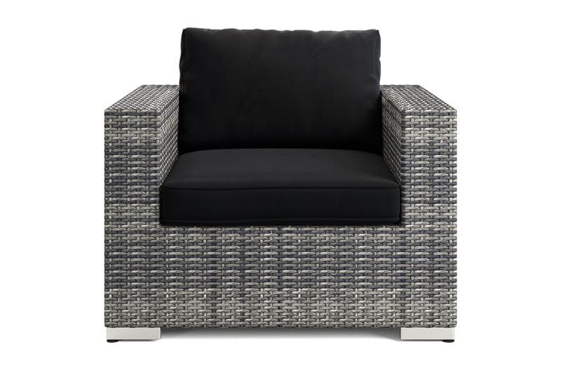 Bahamas Loungefåtölj utomhus i konstrotting - Grå - Utemöbler & utemiljö - Loungemöbler - Loungestol utomhus