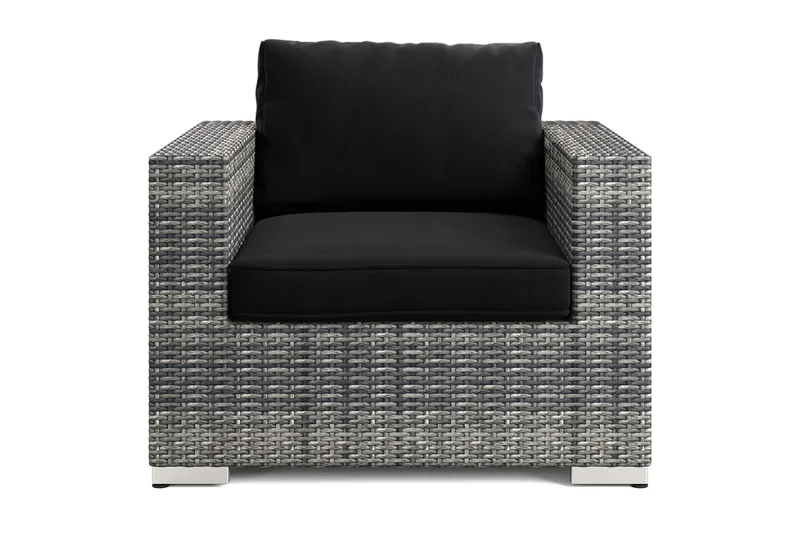 Bahamas Loungefåtölj utomhus i konstrotting - Grå - Utemöbler & utemiljö - Loungemöbler - Loungestol utomhus