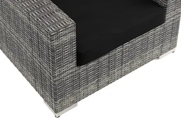 Bahamas Loungefåtölj utomhus i konstrotting - Grå - Utemöbler & utemiljö - Loungemöbler - Loungestol utomhus