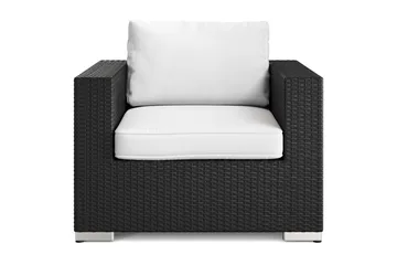 Bahamas Loungefåtölj utomhus i konstrotting - Svart - Utemöbler & utemiljö - Loungemöbler - Loungestol utomhus