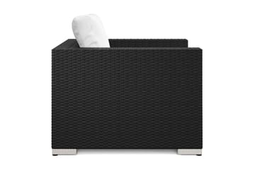 Bahamas Loungefåtölj utomhus i konstrotting - Svart - Utemöbler & utemiljö - Loungemöbler - Loungestol utomhus