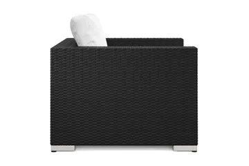 Bahamas Loungefåtölj utomhus i konstrotting - Svart - Utemöbler & utemiljö - Loungemöbler - Loungestol utomhus