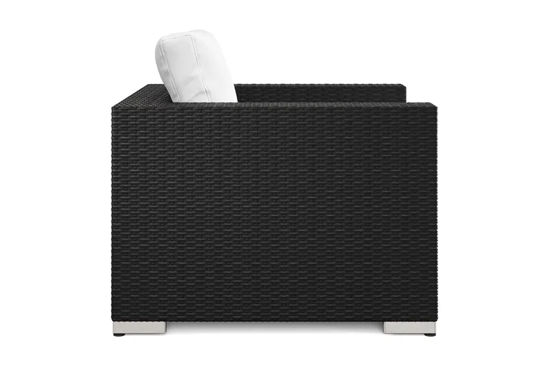 Bahamas Loungefåtölj utomhus i konstrotting - Svart - Utemöbler & utemiljö - Loungemöbler - Loungestol utomhus