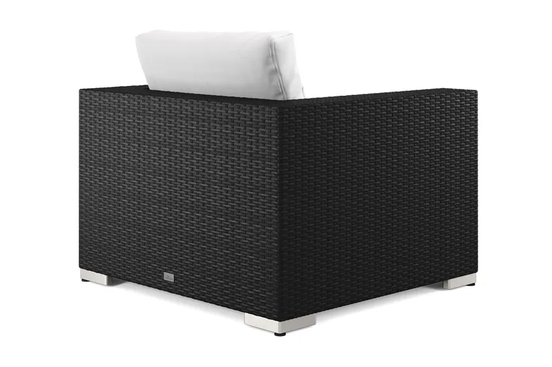 Bahamas Loungefåtölj utomhus i konstrotting - Svart - Utemöbler & utemiljö - Loungemöbler - Loungestol utomhus