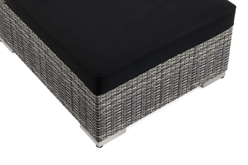 Bahamas Mittmodul utomhus i konstrotting - Grå - Utemöbler & utemiljö - Övrigt utemöbler - Moduler utesoffa - Mittmodul utesoffa