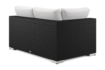Bahamas Vänstermodul utomhus 140 cm i konstrotting - Svart - Utemöbler & utemiljö - Övrigt utemöbler - Moduler utesoffa - Högermodul utesoffa