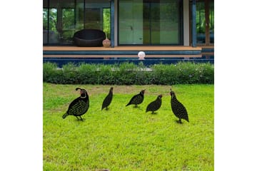 Dekorativ Trädgårds Metalltillbehör Set Cirel Svart - Svart - Utemöbler & utemiljö - Trädgårdsdekoration & utemiljö - Trädgårdsfigurer & trädgårdsprydnad