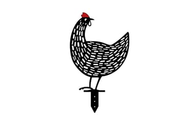 Dekorativ Trädgårds Metalltillbehör Set Gilen Svart - Svart - Utemöbler & utemiljö - Trädgårdsdekoration & utemiljö - Trädgårdsfigurer & trädgårdsprydnad