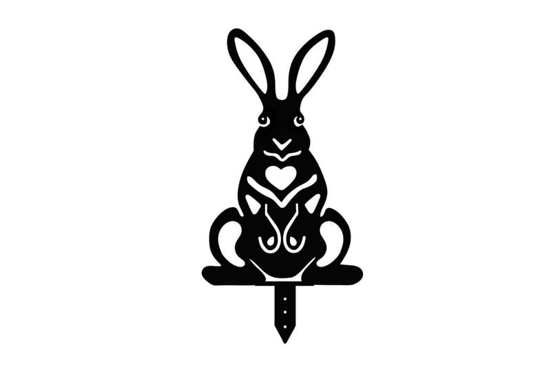 Dekorativ Trädgårds Metalltillbehör Set Jarielhaven Svart - Svart - Utemöbler & utemiljö - Trädgårdsdekoration & utemiljö - Trädgårdsfigurer & trädgårdsprydnad