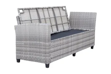 James Light med förvaring - Grå - Utemöbler & utemiljö - Loungemöbler - Loungeset & loungegrupp