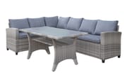 Comfort Garden James Light Stor L-formad vändbar loungegrupp utomhus i ...