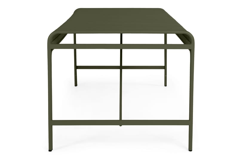 Jarva Rektangulärt Matbord Utomhus 90x200 cm i Metall - Grön - Utemöbler & utemiljö - Utebord & trädgårdsbord - Matbord utomhus
