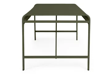 Jarva Rektangulärt Matbord Utomhus 90x200 cm i Metall - Grön - Utemöbler & utemiljö - Utebord & trädgårdsbord - Matbord utomhus