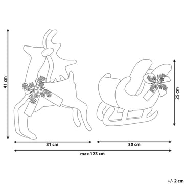 Juldekoration Utomhus Enodak - Utemöbler & utemiljö - Trädgårdsdekoration & utemiljö - Trädgårdsfigurer & trädgårdsprydnad - Solur
