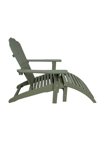 Landet Däckstol utomhus - Mörkgrön - Utemöbler & utemiljö - Utestol & trädgårdsstol - Solstol - Däckstol