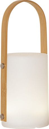 Lisa Lykta 12 cm - vit och naturfärgad - Utemöbler & utemiljö - Trädgårdsdekoration & utemiljö - Trädgårdsfigurer & trädgårdsprydnad - Utelykta
