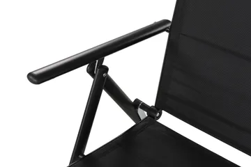 Maggie Vadderad Fällbar Positionsstol utomhus - Svart - Utemöbler & utemiljö - Utestol & trädgårdsstol - Positionsstol