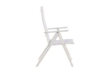 Maggie Vadderad Fällbar Positionsstol utomhus - Vit - Utemöbler & utemiljö - Utestol & trädgårdsstol - Positionsstol