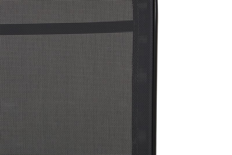 Monaco Solsäng med justerbar rygg i aluminium grå textil - Svart - Utemöbler & utemiljö - Utestol & trädgårdsstol - Solsäng & solvagn