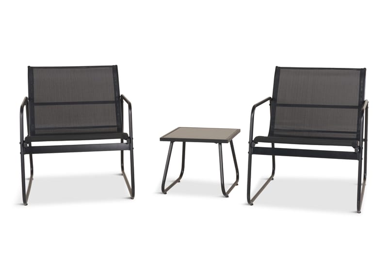 Pelanda Caféset Utomhus, Svart