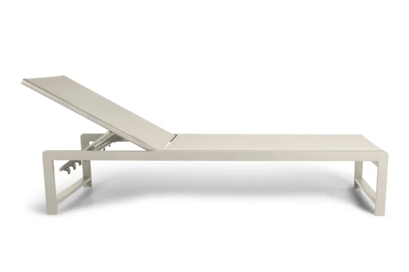 Sanna Solsäng Med Justerbart Ryggstöd - Beige - Utemöbler & utemiljö - Utestol & trädgårdsstol - Solsäng & solvagn
