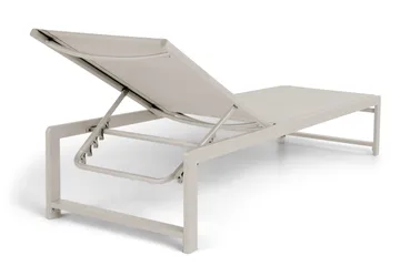 Sanna Solsäng Med Justerbart Ryggstöd - Beige - Utemöbler & utemiljö - Utestol & trädgårdsstol - Solsäng & solvagn