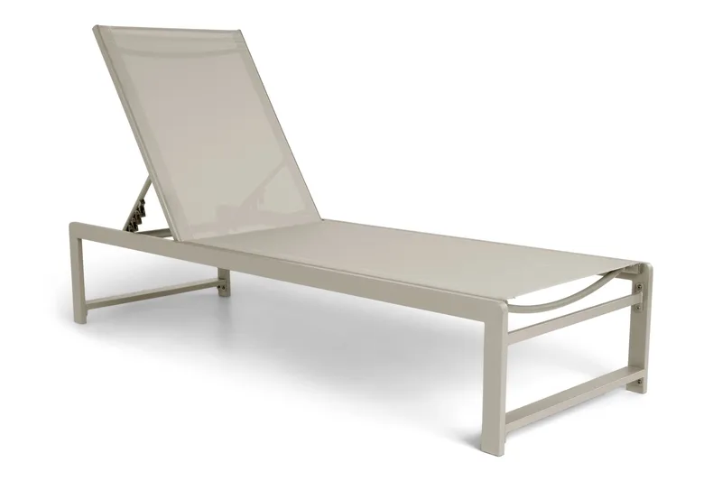 Sanna Solsäng Med Justerbart Ryggstöd, Beige