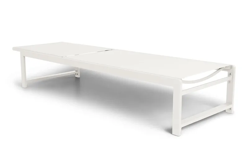 Sanna Solsäng Med Justerbart Ryggstöd - Vit - Utemöbler & utemiljö - Utestol & trädgårdsstol - Solsäng & solvagn