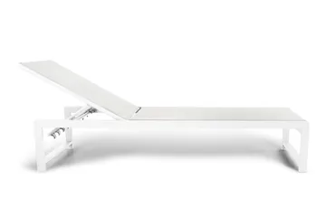 Sanna Solsäng Med Justerbart Ryggstöd - Vit - Utemöbler & utemiljö - Utestol & trädgårdsstol - Solsäng & solvagn